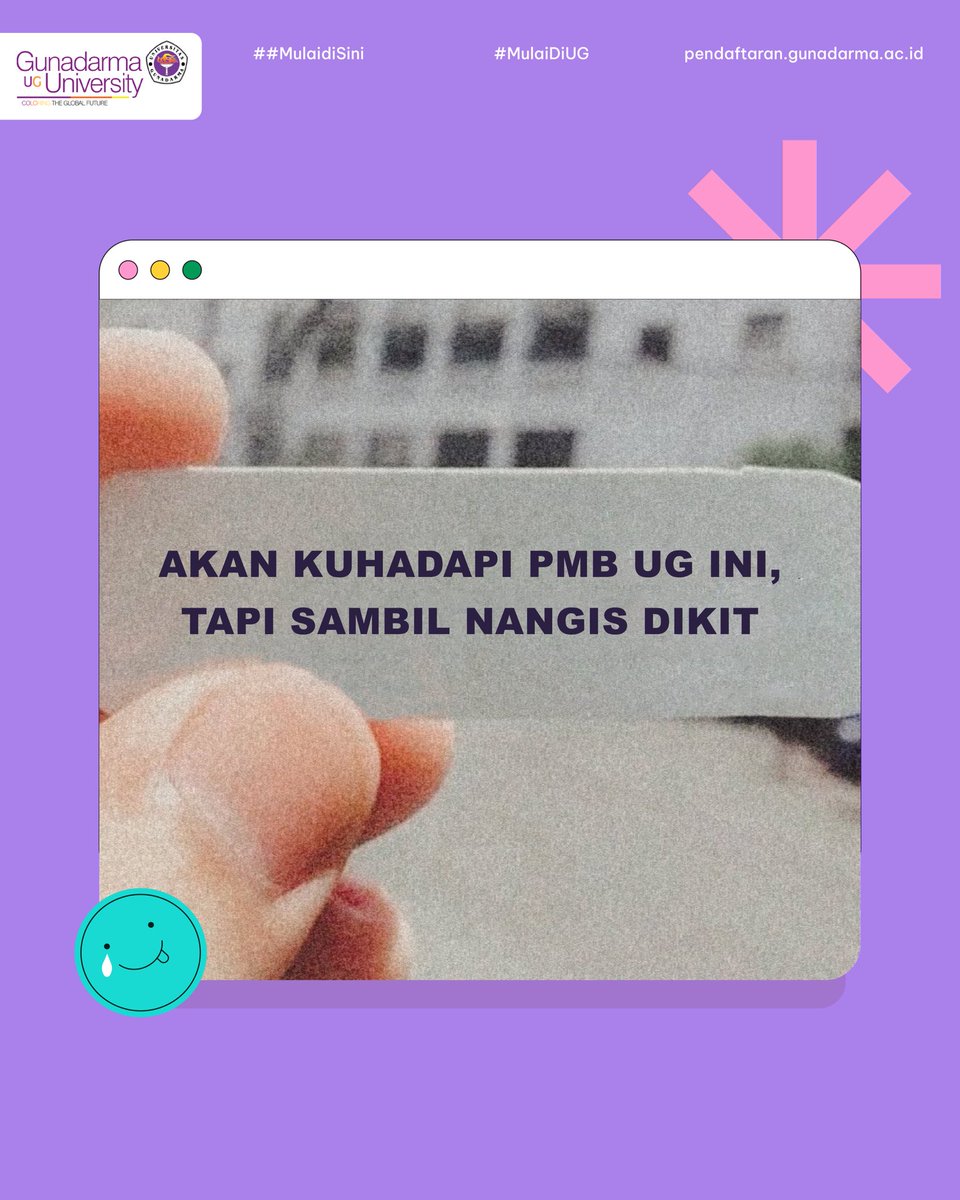 mulaidiUG's tweet photo. Suges untuk Sobat UG yang lagi mengalami hal ini:

“Aku kuat, aku bisa! Aku kuat, aku pasti bisa!”

#MulaiCeritamu #PMBGunadarma #UG #UniversitasGunadarma https://t.co/8tEkMZ6bZu