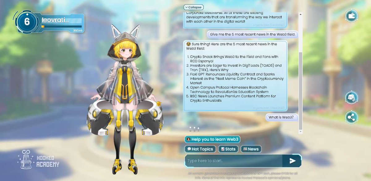 🎉 Starting my web3 journey with #HookedAcademySensei, and it's amazing! Proud to be among the first to experience this revolutionary product. Let's build a brighter, decentralized future together! 💫