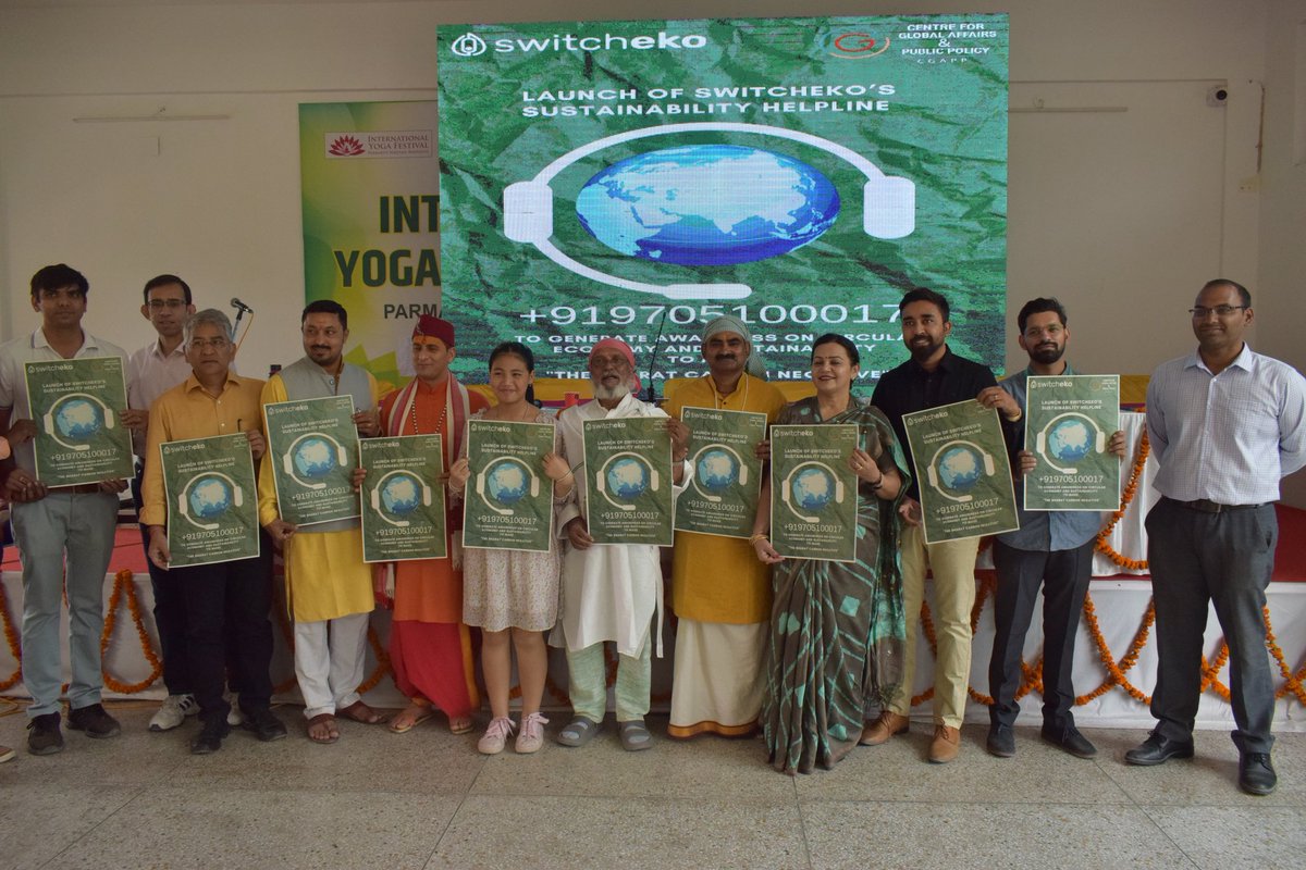 CGAPPIndia's tweet photo. One stop solution! 

Switcheko and Centre for Global Affairs and Public Policy Launched a Unique #Sustainability Helpline; +91 9705100017

A platform to address &amp; answer sustainability queries, expert guidance on a wide range of issues. 

@switchtoeko  @CGAPPIndia https://t.co/U5SF4OkdIz