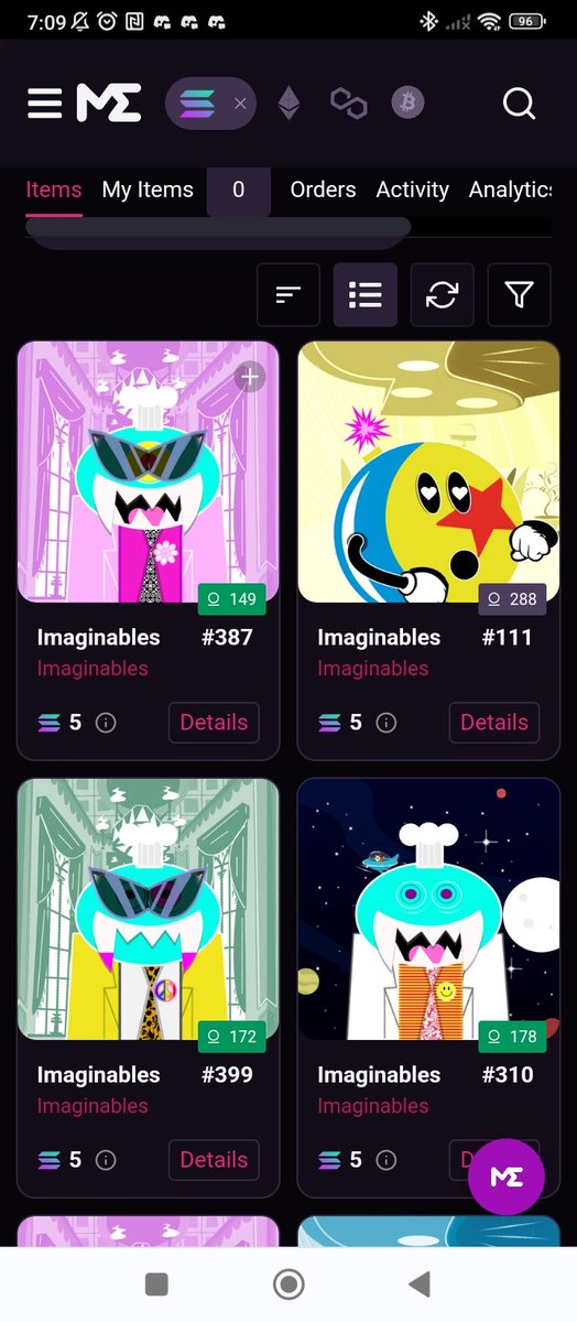 DangerSol2's tweet image. No brainer for me picked up a few @v2worlds Imaginables collection.. I mean the FP 5 SOL and every one Diamond for only 0.3 SOL 💎