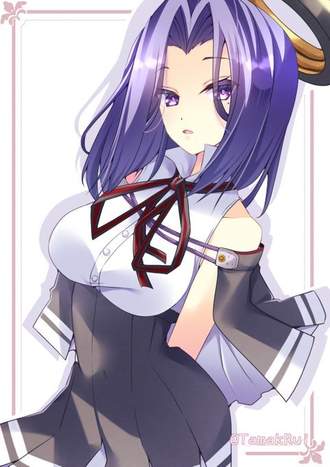 「tatsuta (kancolle) purple hair」Fan Art(Latest)