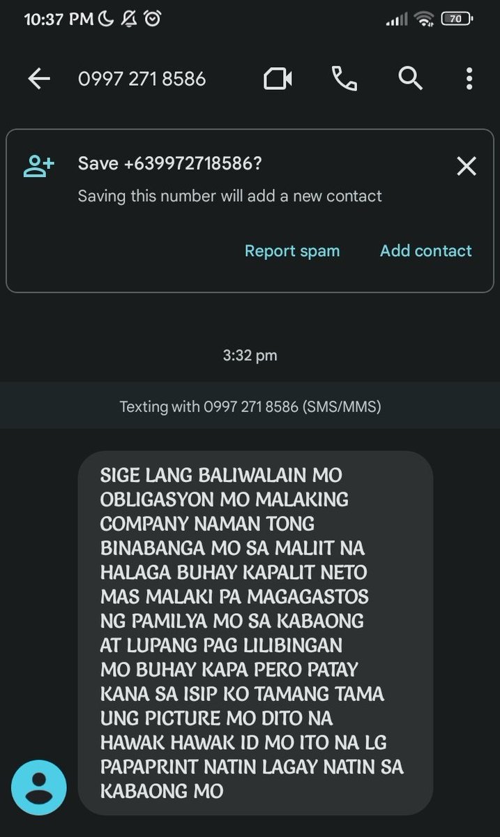 apolsoz18's tweet photo. Please help us as victim of abusive OLa.

SHUT DOWN ILLEGAL AND ABUSIVE OLA
#FightOnlineLoanSharks
#UOVM @senatePH @IdolRaffyTulfo @WinGatchalian74 @SenGracePOE @Cynthia_Villar https://t.co/dRFZFVquda