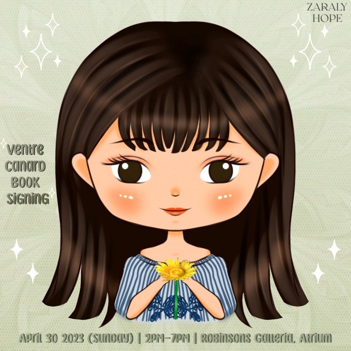 ZaralyHope's tweet photo. Stay safe, good luck, and have fun everyone!!💛✨

Ilyy Kap @VentreCanard_Wp, happy 9th Anniv po! Hope to see you in person too!😭💛💛

#SunflowerDayVentreCanard #ItsShokoySeason
#VentreCanardAtRobGalleria #PopFicBookSigning #VCArtworks https://t.co/zXccT57sEH