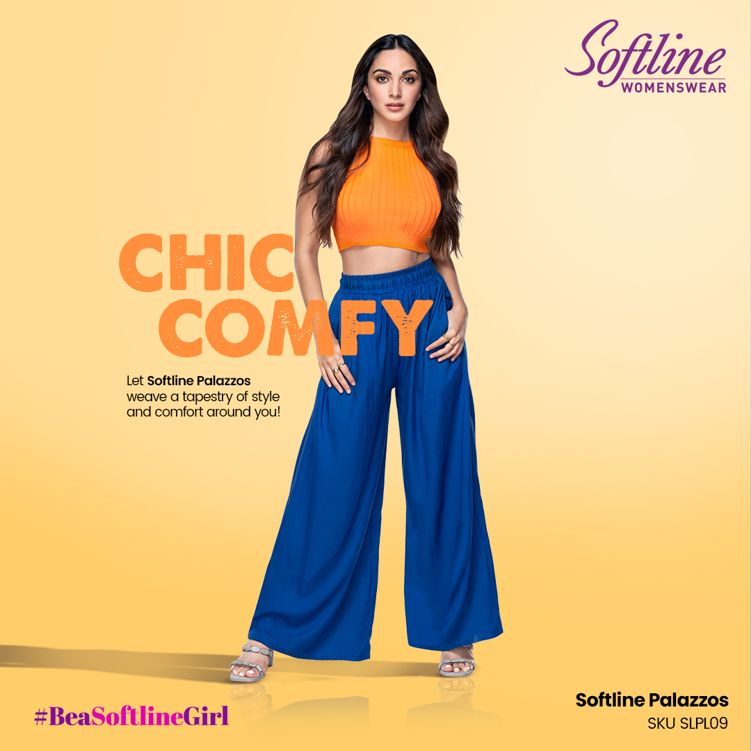 softline_girl's tweet photo. Make a statement wherever you go with #Softline #Palazzos made with #Liva (100% Viscose) fabric that drapes like a dream and feels like a breeze! 

Shop now: https://t.co/RusJsi2J4j 

#Softline #SoftlineGirl #BeEffortlesslyYou #EffortlesslyYou #BeASoftlineGirl #KiaraAdvani #Kiara https://t.co/3j4ZxBfG4d