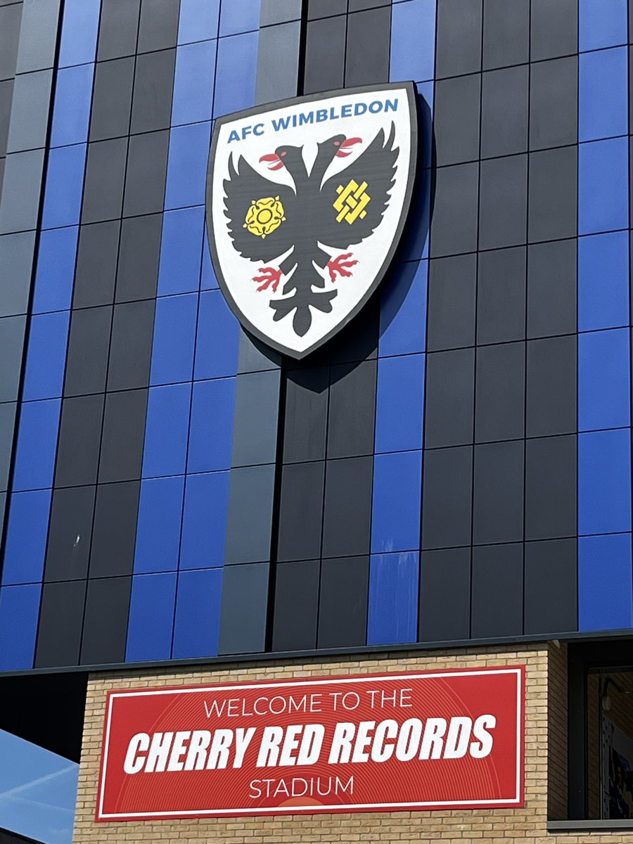 Alexgroundhop's tweet photo. Loved our day at @AFCWimbledon v @TranmereRovers 
Great weather, great people, loved the new ground 
All round a great day out 91/92 1 to go but that will probably have to wait until next season! https://t.co/kdUFV7p2rN