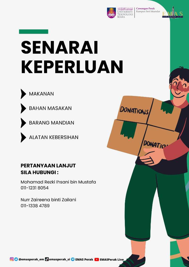 emasperak_em's tweet photo. SUMBANGAN IKHLAS RUMAH ANAK YATIM

Estate Management Society ingin mengumpul sumbangan ikhlas bagi membeli keperluan Rumah Anak Yatim Cahaya Kasih Bestari yang bertempat di Shah Alam, Selangor.

Sumbangan dibuka bermula 28 April sehingga 4 Mei 2023. https://t.co/7othE8LMcD