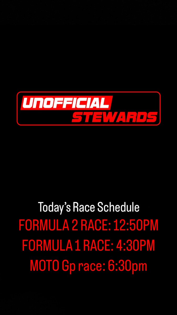 Unoff_Stewards's tweet photo. #F1 #F2 #MotoGP #India https://t.co/gRNmQSSycP