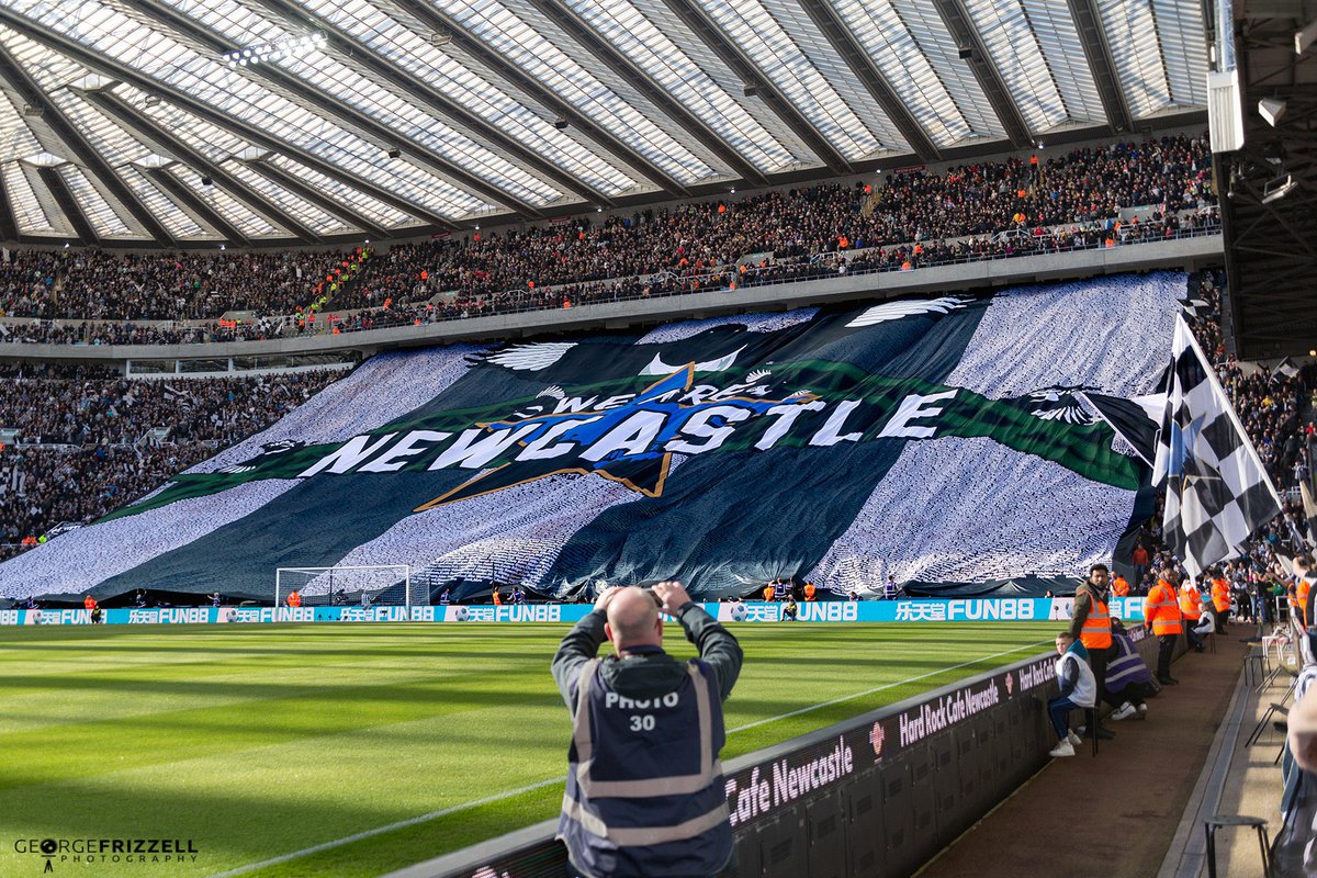 worflags's tweet photo. MATCHDAY!!!!! 

The games are coming thick and fast, with each one getting bigger and bigger. Huge game today. 

Flags are in place all over the stadium, especially in the Gallowgate so if you see one, get it going. Your help is massively appreciated! 

HOWAY NEWCASTLE!!! 🏴🏳️ https://t.co/iksjLjxy5i