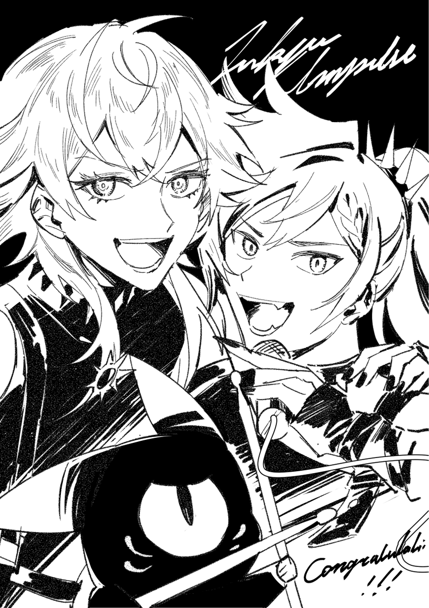 I got a nice opportunity to make Inkya Impulse MV's illustration for @gavisbettel and @banzoinhakka !!
thank you very much :D Hope you enjoy the cover !!
also, I have a special draft version of Phantom playing drum in reply 🔽
#bettelful #PIHAKKASSO
https://t.co/FUgIIbEIzq