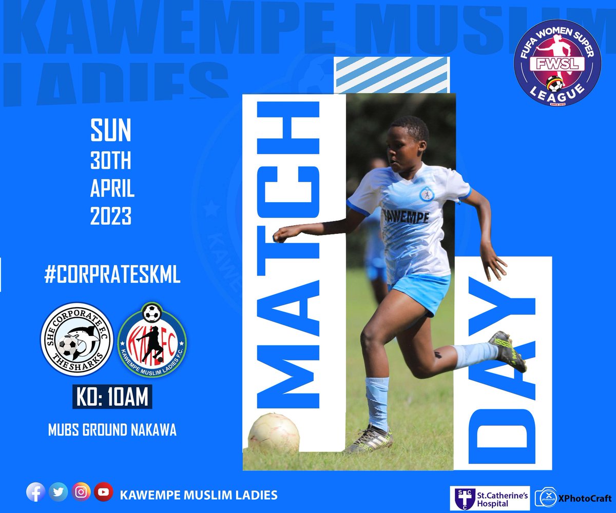 JjuukoJoel's tweet photo. #WomenFootballWeekend
#FWSL
@SheCorporateFC π @KawempeClub
#WeAreTheValleyWarriors
@FUFAWSL
@fufatv1
@AhmedMarsha
@ssaka_s
@FUFARadio
@FUFAWomen
@XphotocraftM https://t.co/VYQwOVP4eE