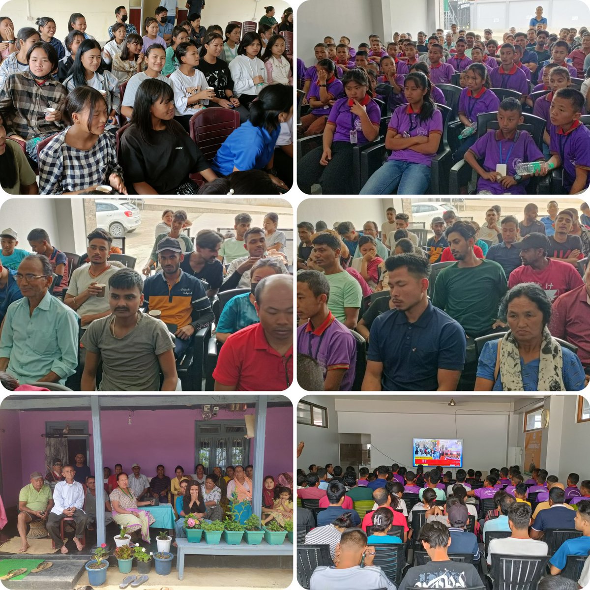 KipgenNemcha's tweet photo. “Mann Ki Baat' programme is a reflection of 'Mann Ki Baat' of crores of Indians, it is an expression of their feelings.”
Delighted to listen to the insightful thoughts of our Hon’ble PM Shri @narendramodi Ji on the #MannKiBaat100 at my residence at Kangpokpi along with young students, Ms. Soma, a renowned Manipuri Actress, Kangpokpi Mandal amongst others.