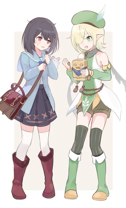 BB団に勧誘するアオイちゃん