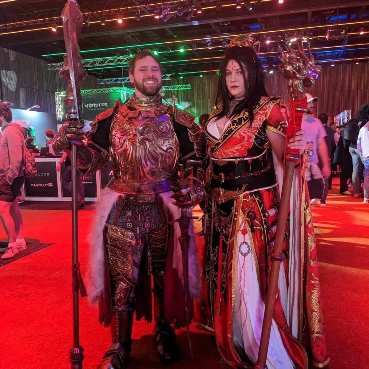 robbpropcosplay's tweet photo. Had such an amazing time this weekend at @DreamHack Melbourne, and so happy to have placed in the comp! Congrats to @Zaphrice and @Misstwisteddd for taking 1st and 2nd, and massive thanks to the @DHCosplay team for putting on such a good show! https://t.co/i579iSs8rl