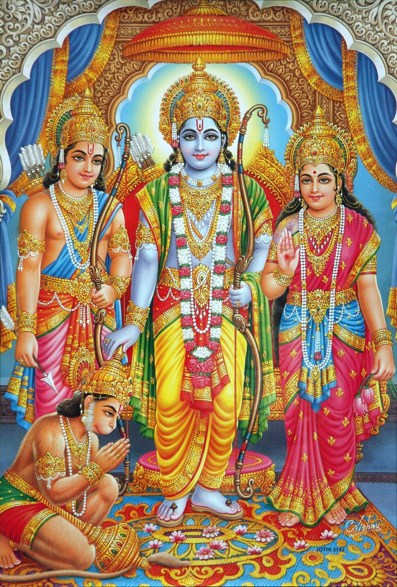 RamCharitManasG's tweet photo. यन्मायावशवर्तिं विश्वमखिलं ब्रह्मादिदेवासुरा
यत्सत्वादमृषैव भाति सकलं रज्जौ यथाहेर्भ्रमः।
यत्पादप्लवमेकमेव हि भवाम्भोधेस्तितीर्षावतां
वन्देऽहं तमशेषकारणपरं रामाख्यमीशं हरिम्।।
@_SanataniStree @Aadii009 @BharadwajSpeaks @DrKumarVishwas @iAtulKrishan @Lokagatha_ @prabhatisb https://t.co/X7DHDzxwpz