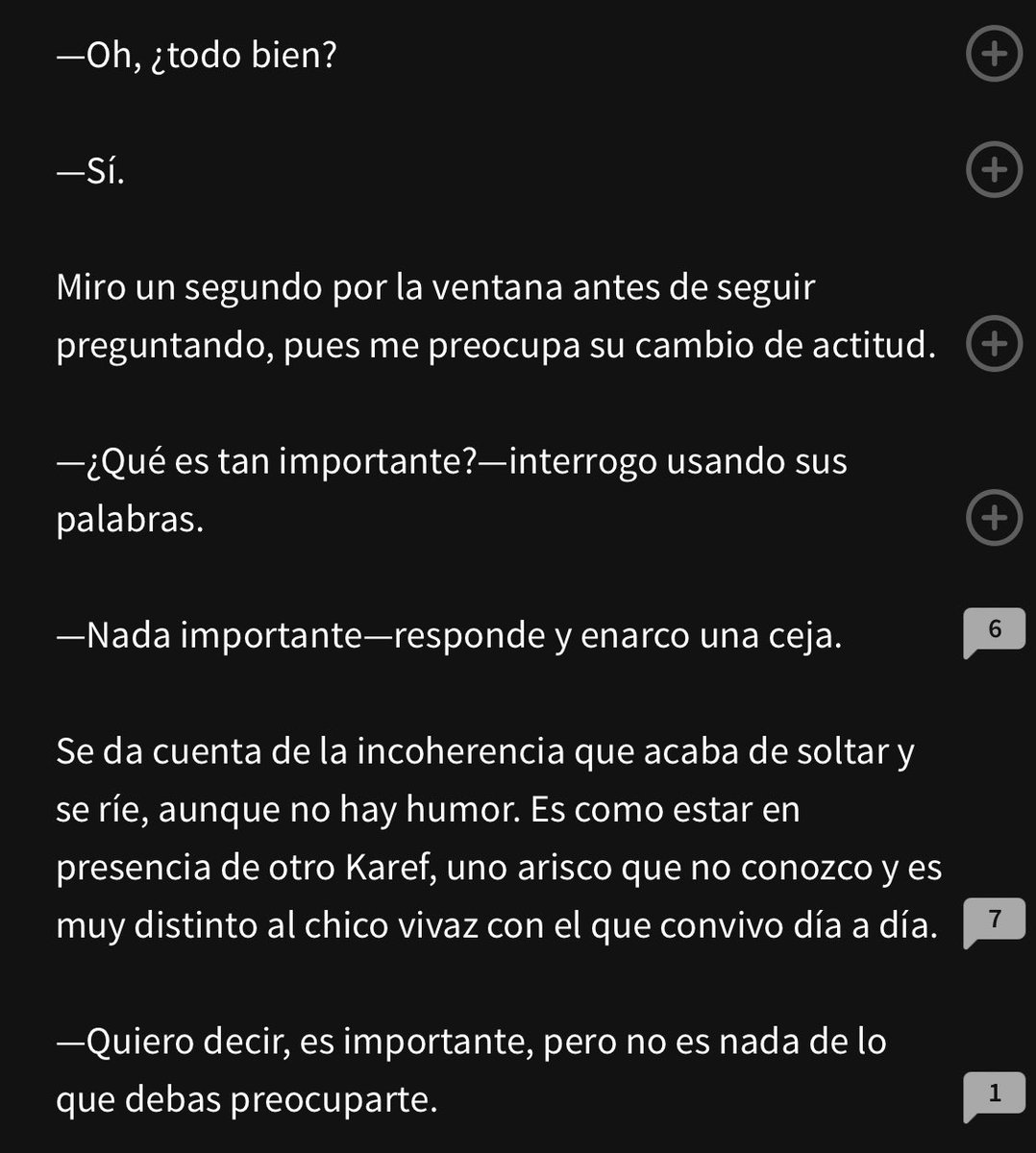RosaCasBar's tweet image. Karef está siendo muy sospechoso… no me gusta😐. #impasse