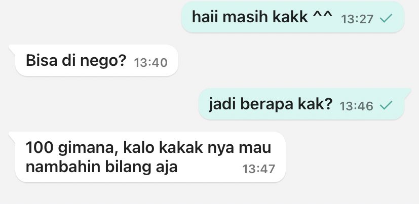 NANGIS BB HANNI KU DI NEGO JD 100 😭💔