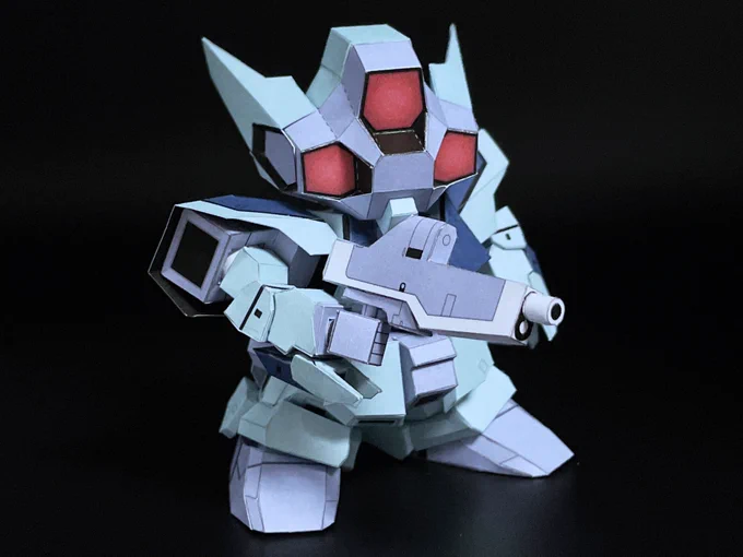 SD ドートレス・ネオ完成しました〜 #ペーパークラフト #機動新世紀ガンダムX #SDガンダム