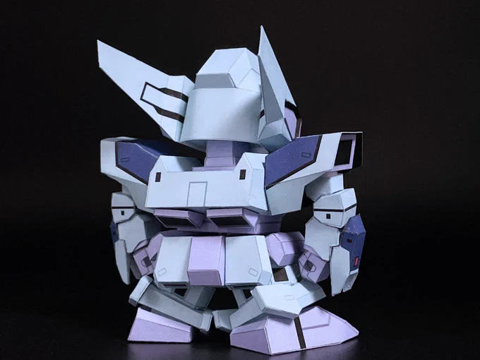 SD ドートレス・ネオ完成しました〜 #ペーパークラフト #機動新世紀ガンダムX #SDガンダム