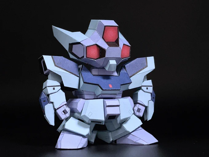 SD ドートレス・ネオ完成しました〜 #ペーパークラフト #機動新世紀ガンダムX #SDガンダム