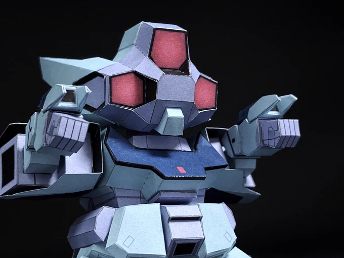 SD ドートレス・ネオ完成しました〜 #ペーパークラフト #機動新世紀ガンダムX #SDガンダム