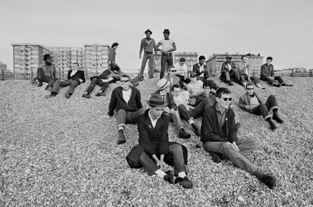 figliditrojan's tweet photo. The Specials, Madness &amp; The Selecter on Brighton beach, 1979. https://t.co/KYp3I0m7my