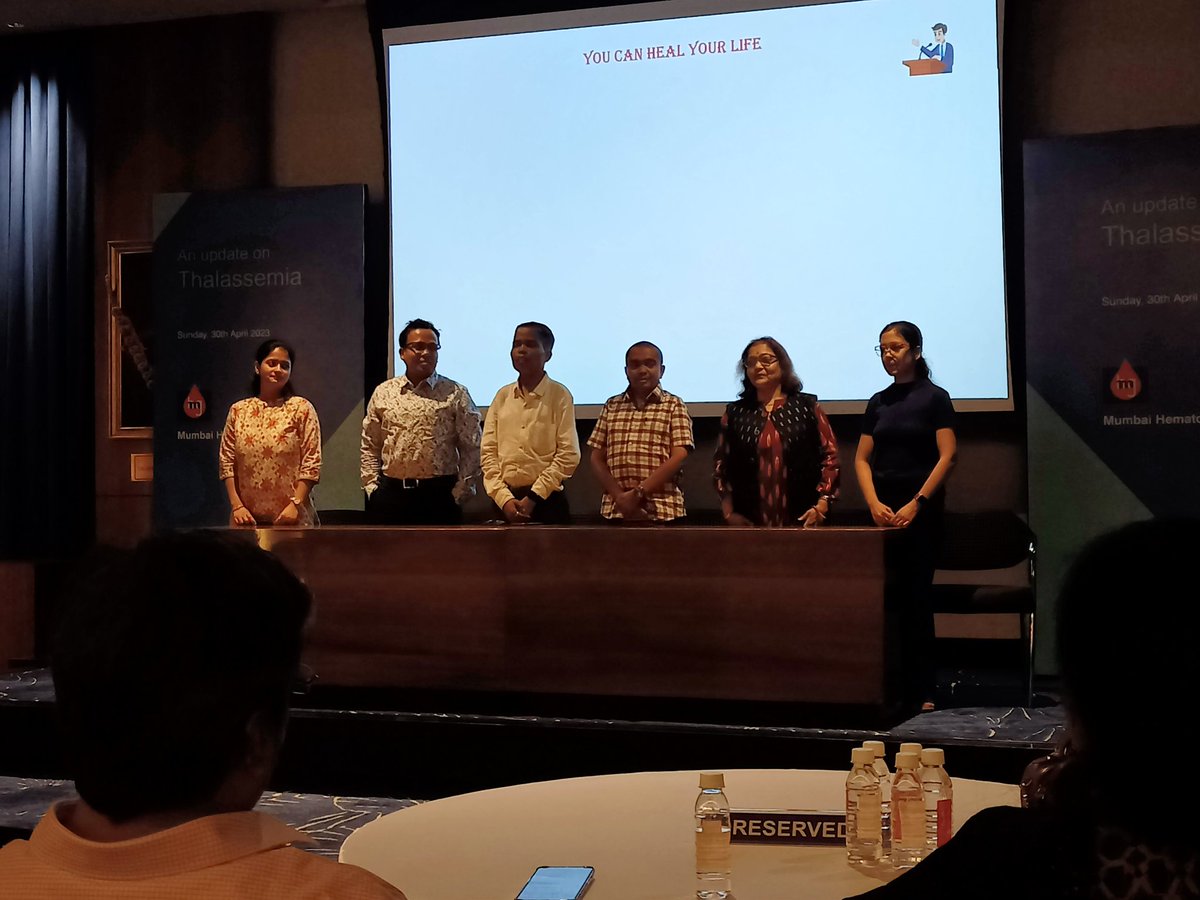 DrHamzadalal's tweet image. #letshelpsome1
#MHG
#thalwarriors
An update on thalassemia
I thought I was invited to educate patients regarding thalassemia...
Instead i was educated on how to lead a beautiful life...
Will complain a little less from today.
Kudos to all thal warriors.