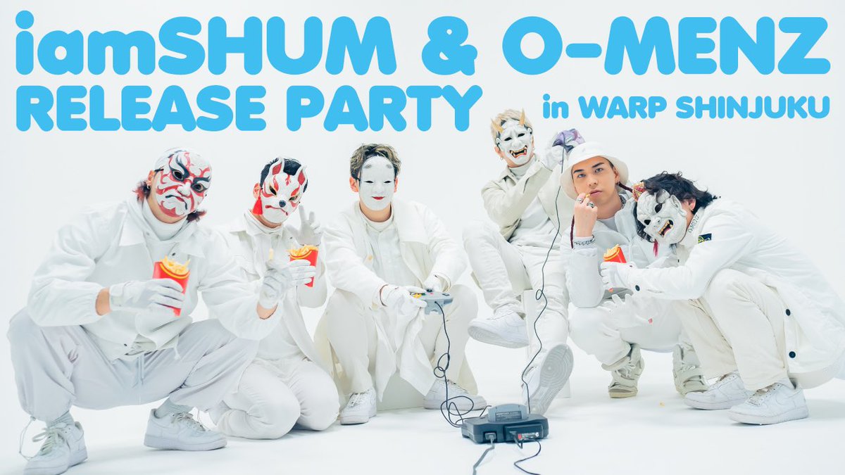 iamSHUM's tweet photo. 今夜20時🔥🔥🔥
iamSHUM & O-MENZリリパLIVE
プレミア公開!!
iamSHUM Official FanClub News
https://t.co/fHlOaQeCJB
#iamSHUM #O_menz #faketokyo
@iamSHUM @o_menz_official https://t.co/9lgGvaK9GR