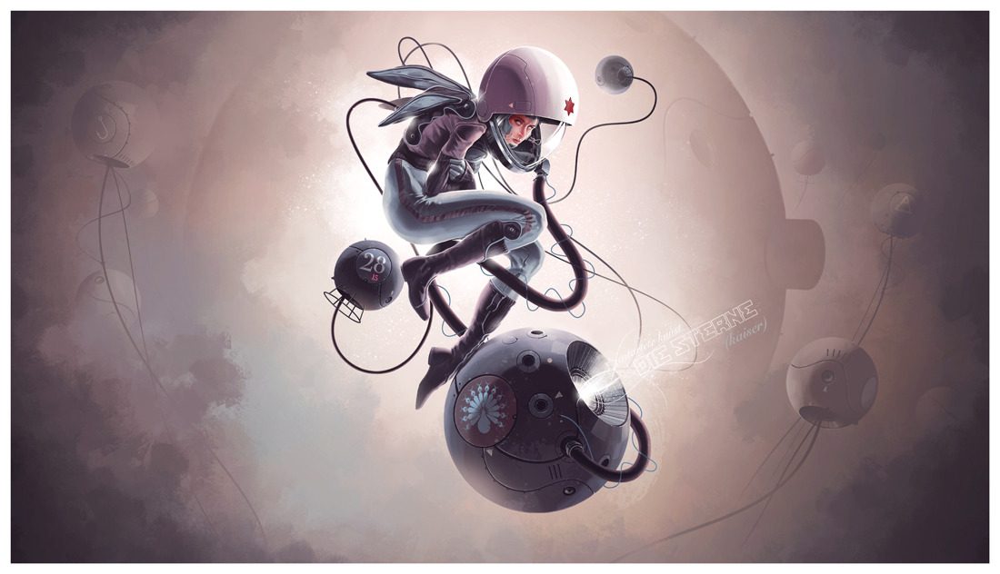 「The Art of Derek Stenning  Gallery and D」|IAMAGのイラスト