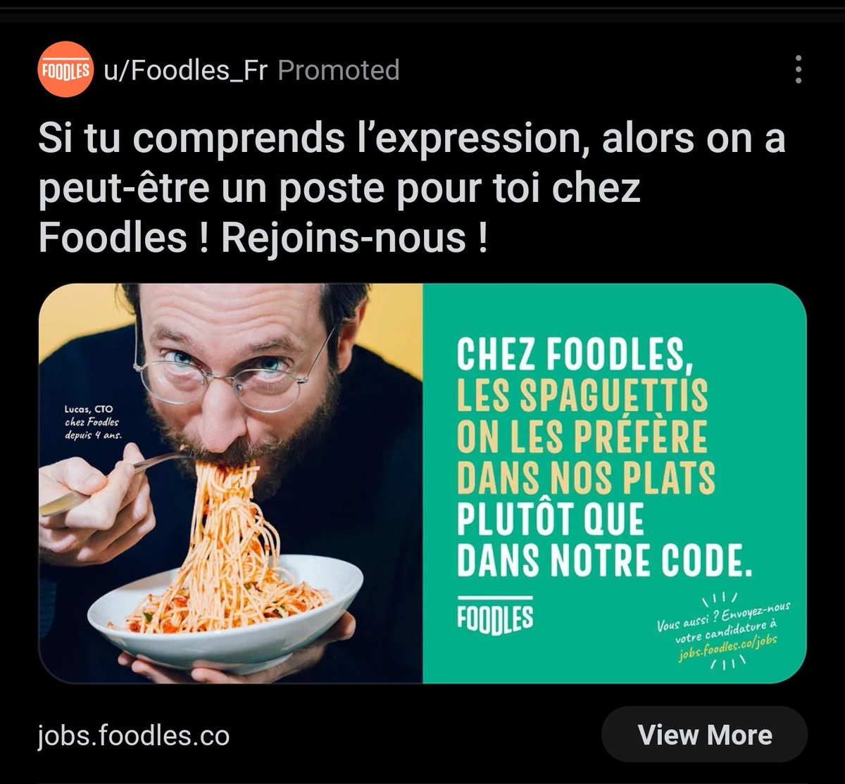 Hey, @foodles_  ' Error line 2:5 - Spaguettis is not a french function'

#jayBon? 🤦