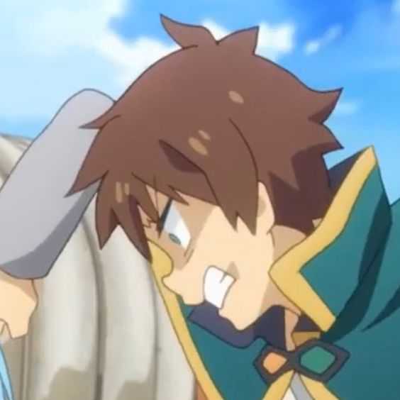 konosuba Kazuma+Aqua icon  Anime, Imagens legais, Metadinhas