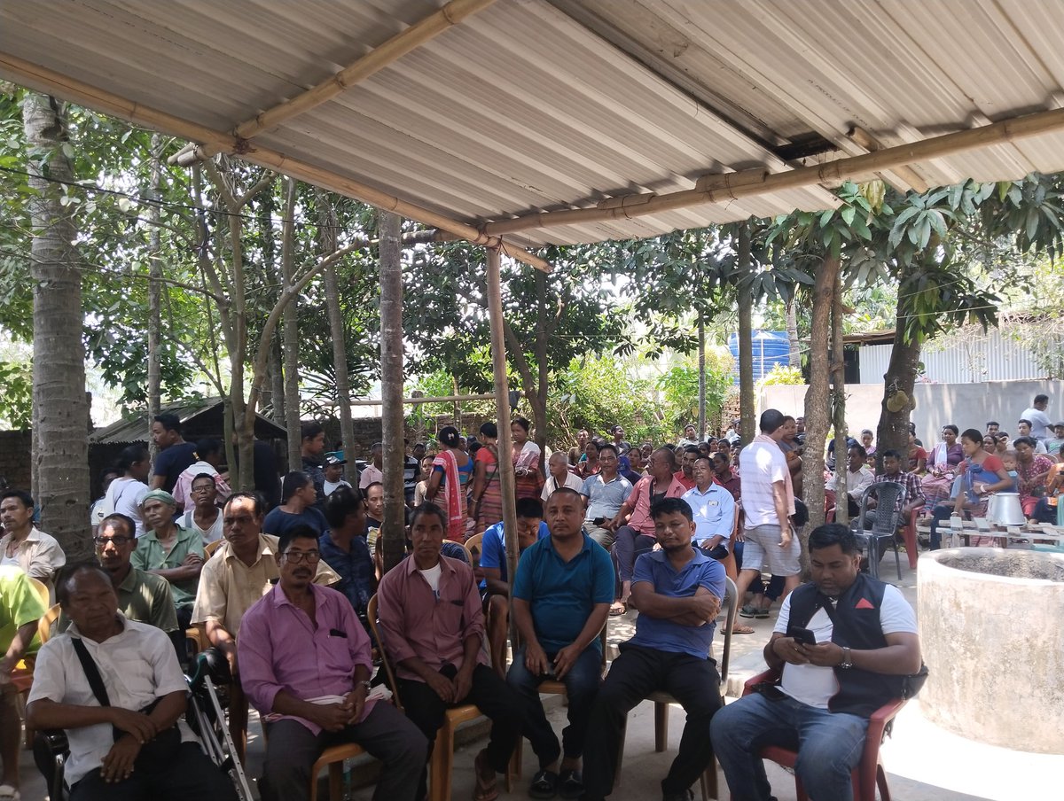 Happy to watch 100 episode of Mann ki baat programme in presence of Dr chuba Aoji at Dipul Marak's residence organised by Rangsakona mandal ST Morcha team meghalaya Pradesh BJP 🙏