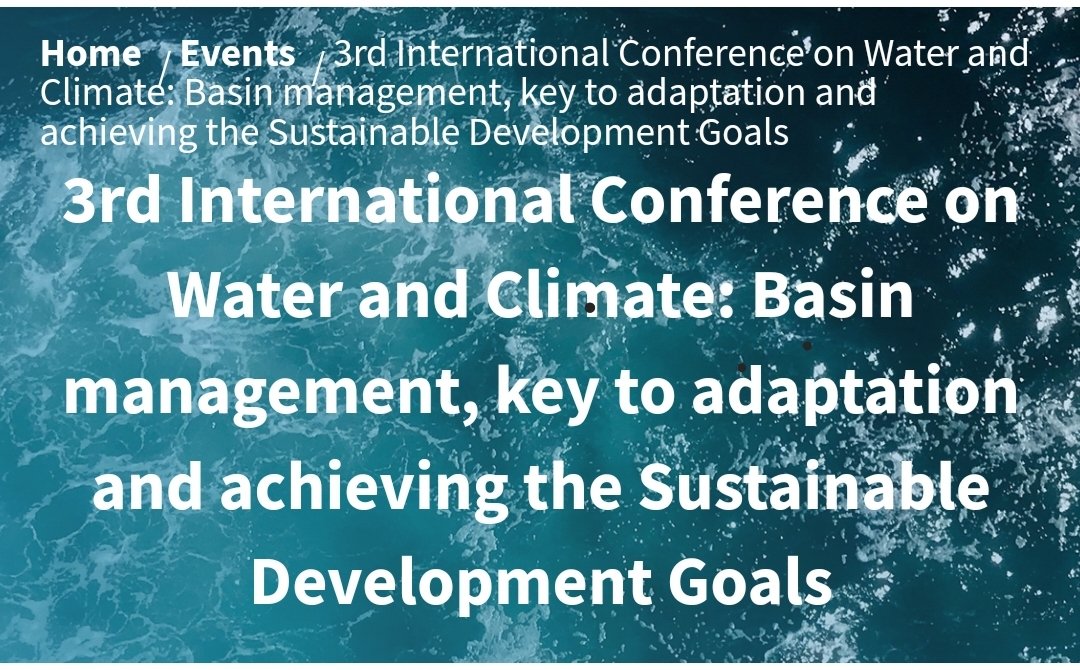 AfWWC's tweet photo. Are you interested in the #interlinkge of #water &amp; #climate in #basin #management? check out #ICWC 3  https://t.co/3gFxW6VBAr
#climateaction #water4climate #sustainability 
#AfWWC #sdg6 #sdg13 https://t.co/iohJ0xYuyO