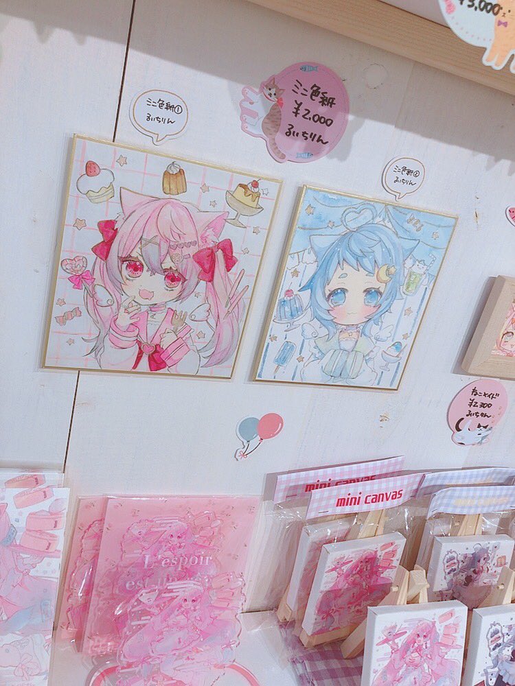 創作空間caféアトリエさん(@cafeatelier2017 )に追加納品しました⭐️🍓 現地でぜひ見てみてください🎵 #ねこねこミュージアム