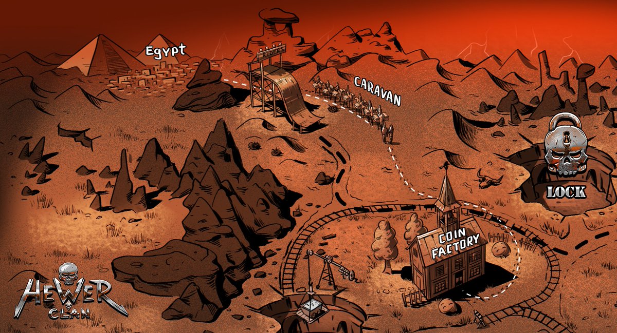 The Caravan is returning to Egypt. What will they do with those Hewer Boxes? Wait, are there forges in those Pyramids? Maybe they are going there? #NFTs #nftcollectors #NFTCommmunity #NFT #NFTsales #NFTshill #NFTCommuntiy #NFTcollections @opensea @traitsnipergame