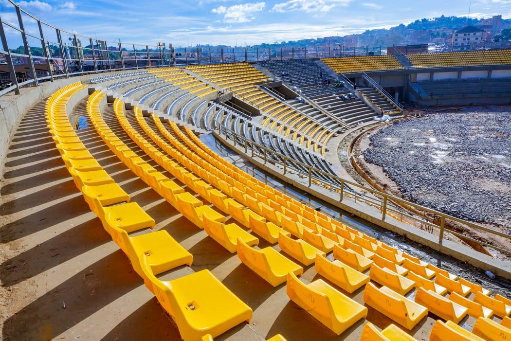 KiggunduHamis's tweet photo. Nakivubo Stadium takes shape and improves Kampala skyline with reasonable social economic transformation to downtown Kampala. For God and My Country. https://t.co/z1zA2x2C1R