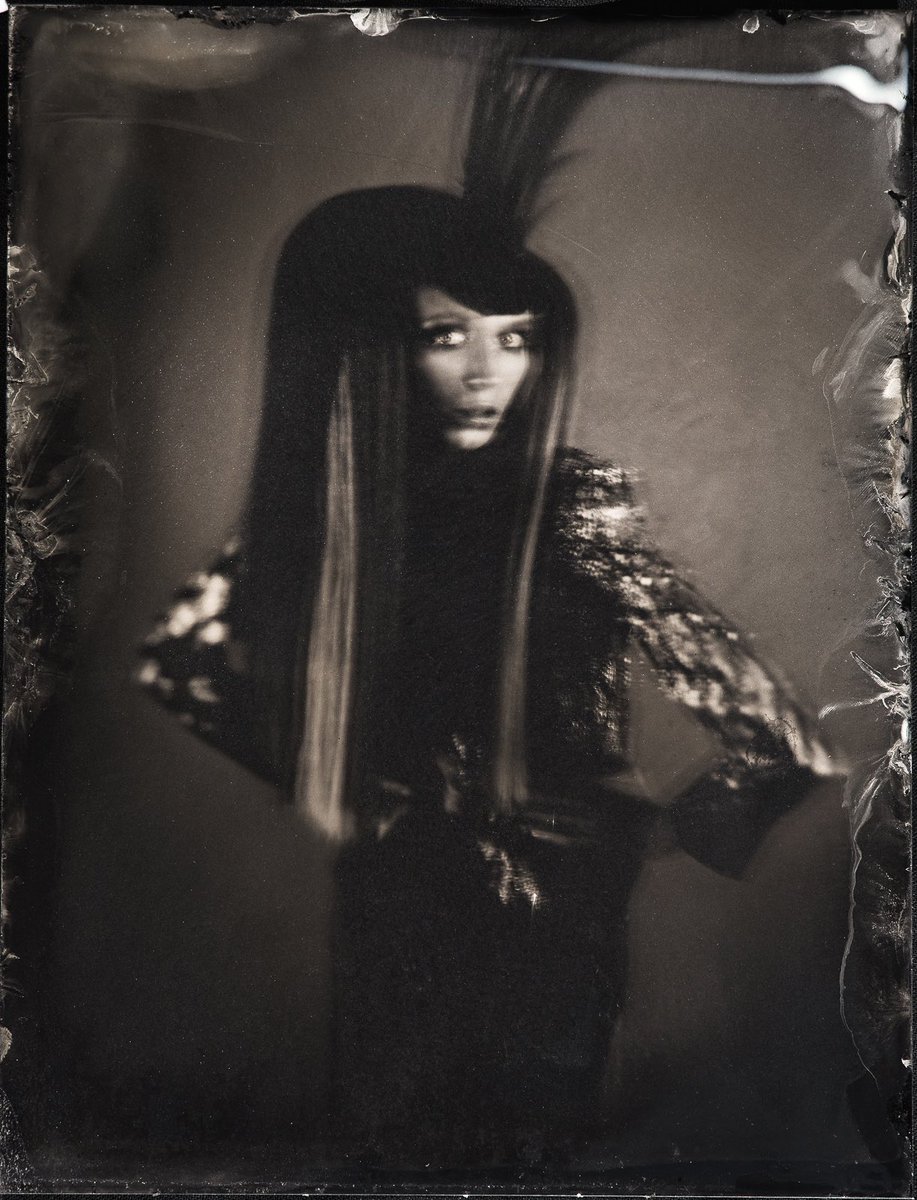 Igor_Vasiliadis's tweet photo. ELLE de LUXE cover story 8x10” collodion wet plates  styled by @iamgalaborzova  @saatchiart tintype collection #art #wetplates #collodion #fashion #beauty #strong #wetplatecollodion #wetplate #tintypes #collodion #fineart #limitededition #saatchiart #nft #elle #coverstory https://t.co/cJ7VH2xxwK