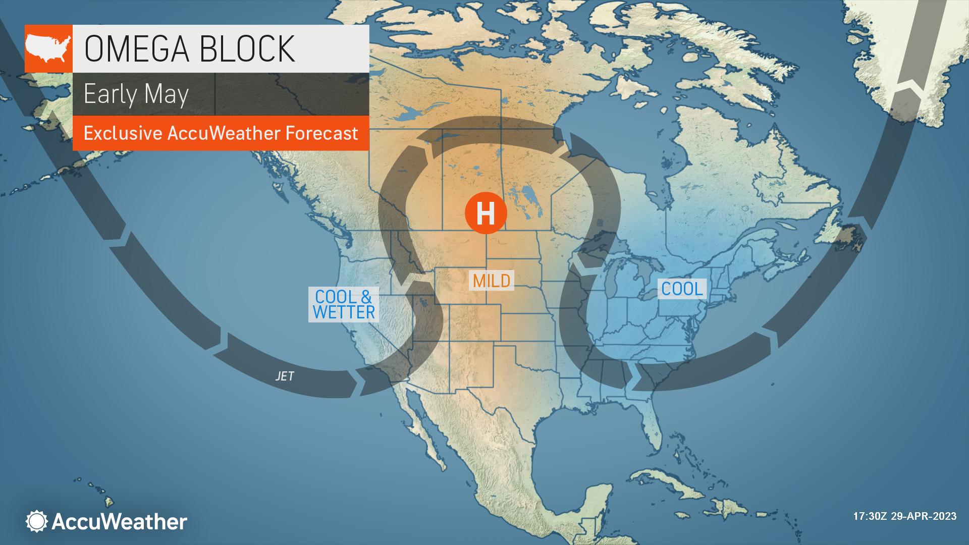 Breaking Weather by AccuWeather on Twitter "An omega block looks to