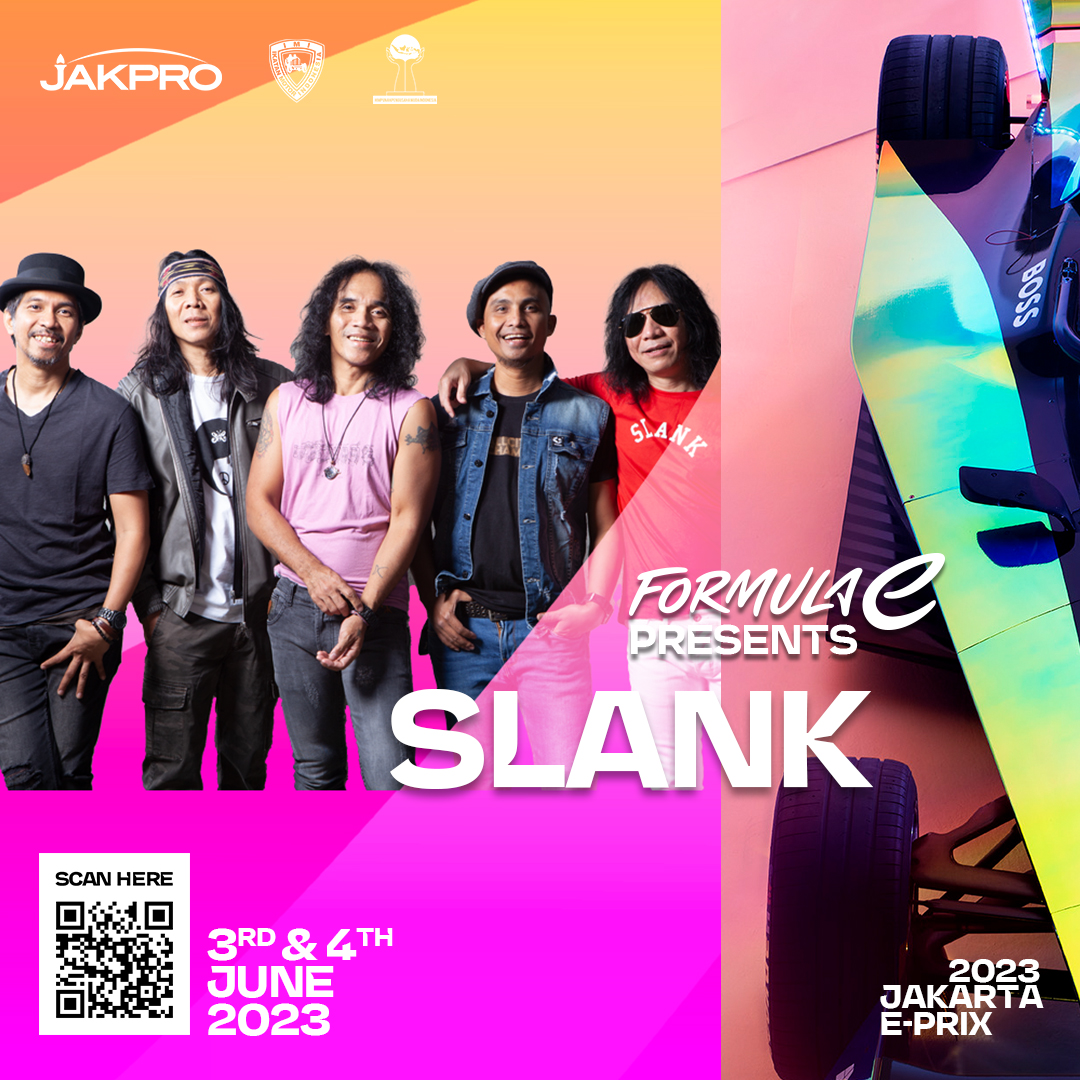 Bersiap untuk pertunjukan berikutnya, Jakarta E-Prix 2023 @jakartaeprixofficial tanggal 3 dan 4 Juni 2023. Let’s go! segera daftar dan pesan ticket nya melalui jakartaeprixofficial.com. See you there! @slankdotcom @fiaformulae #FormulaE #FormulaEJakarta #JakartaEPrix2023