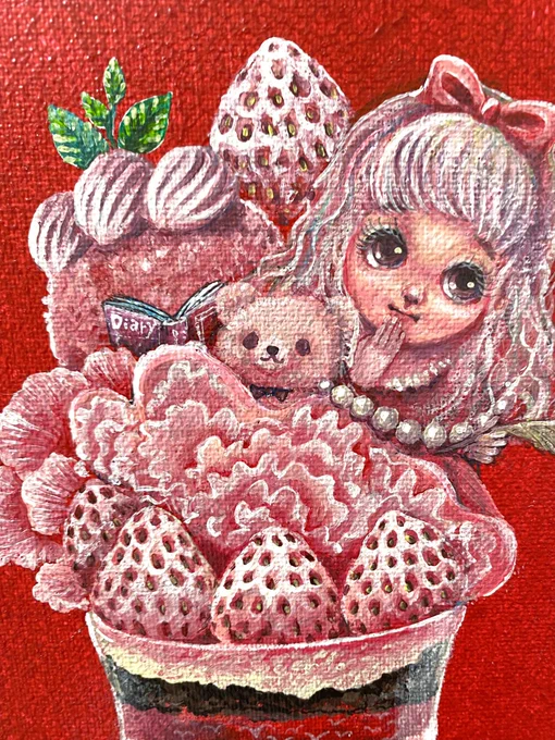 2023 My Room parfait "diary"  I want my own room. It has to be cute and sweet.