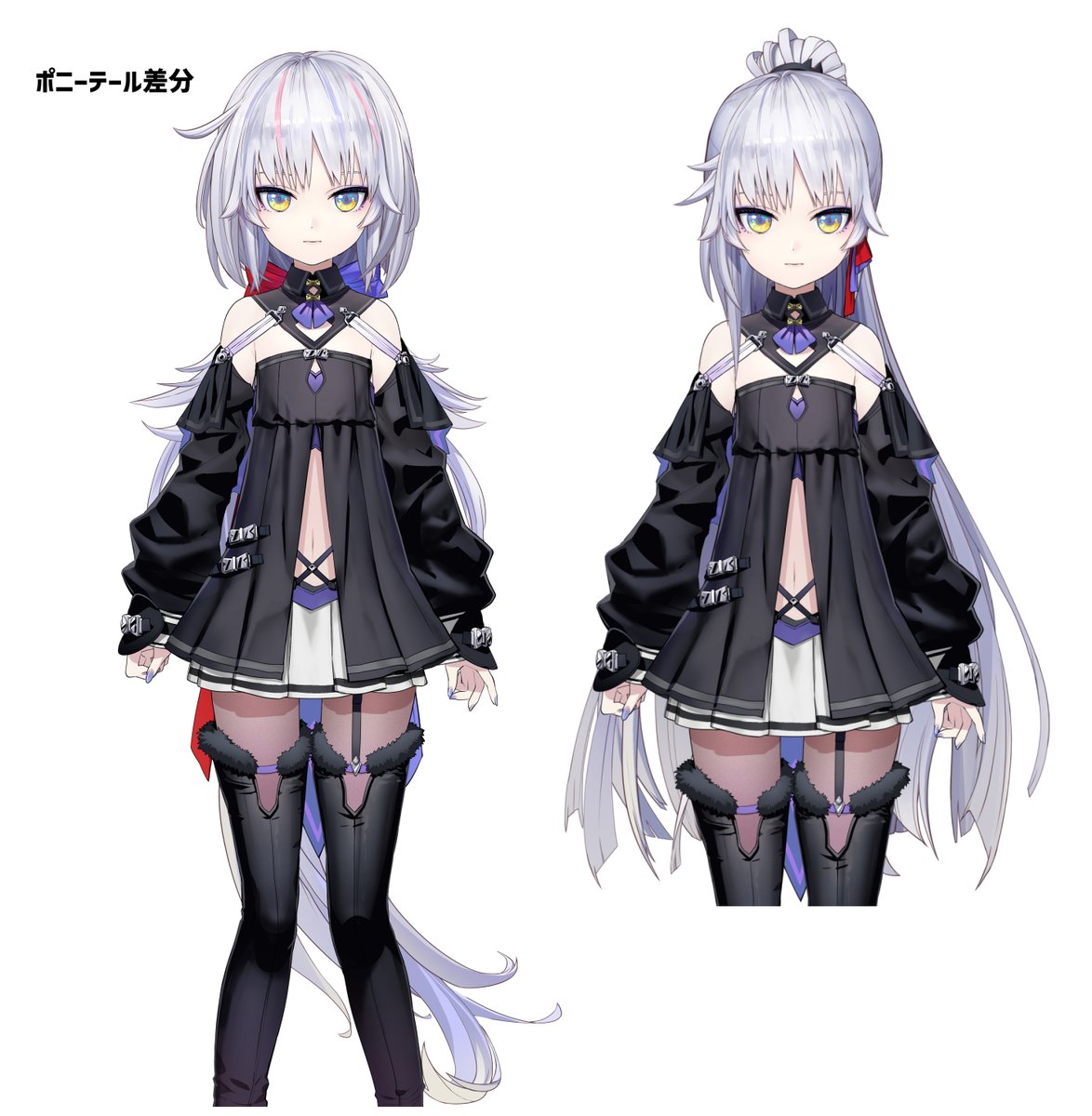 お仕事】VTuber須王マカさま(@maka_suo)の 新衣装デザイン、live2D