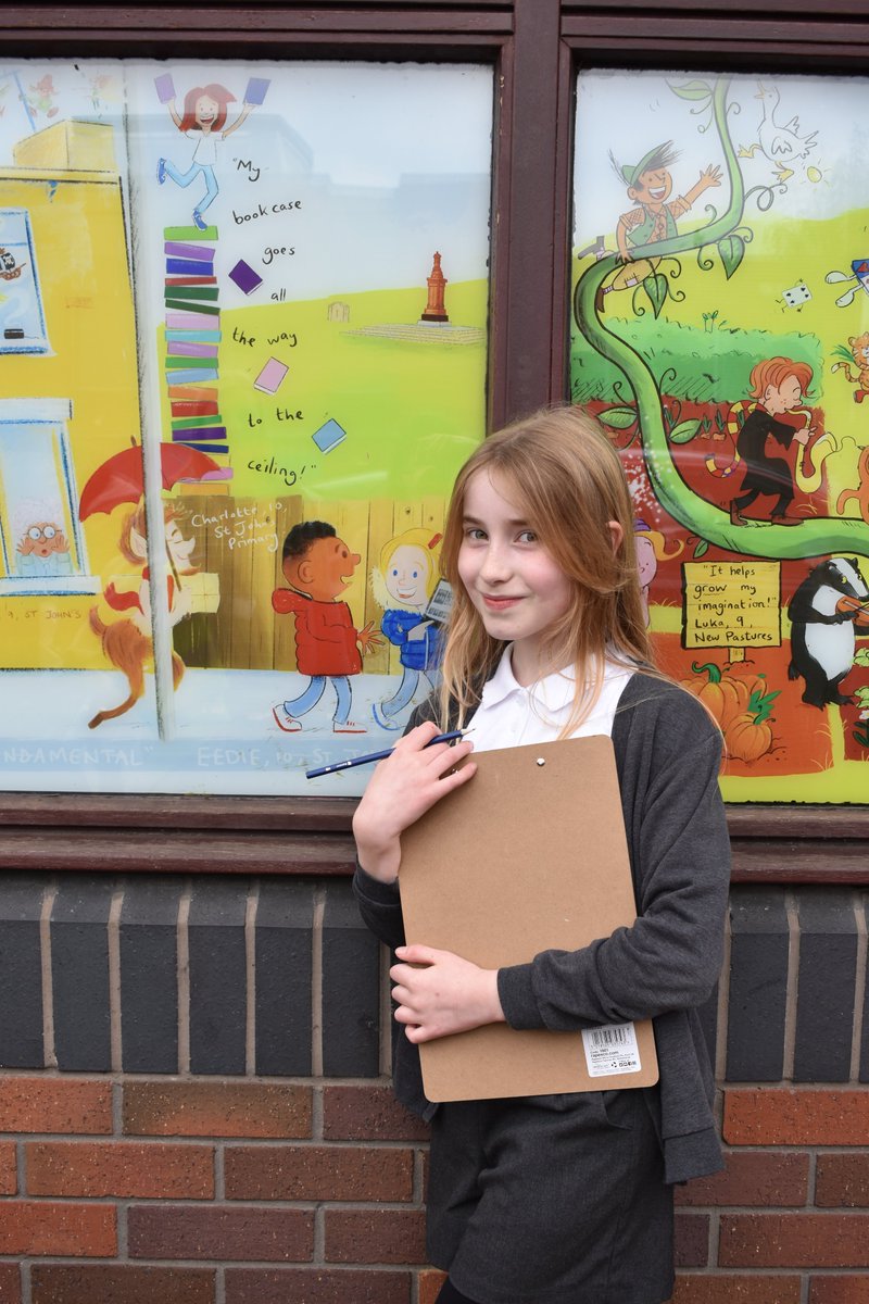 PhilShepp's tweet photo. The artwork I created for Mexborough Library was unveiled yesterday by local MP @Ed_Miliband. The mural is based on ideas and designs from children at six schools, who all came along for the launch. Thanks to @DoncasterDCLT #ExploringCulture @DoncasterLib https://t.co/ibs1Scsy3N