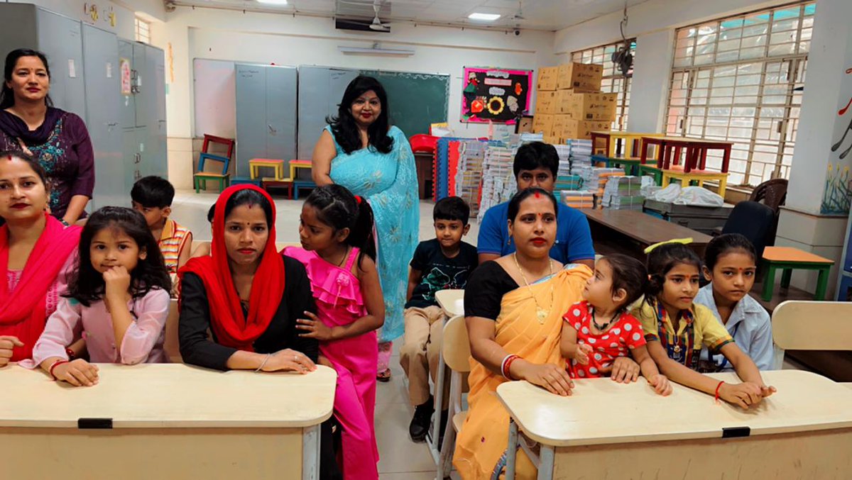 KMandawali's tweet photo. Glimpses of Mega PTM organised today @KMandawali. Parents apprised about Mission Buniyaad &amp; ensuring regular attendance of children during upcoming Summer Camp to be conducted from 11th May to 10th June 2023.
@Dir_Education
@PbpandeyB @DelhiGovtSchool @AnjuSachdeva14 @Anu_DOE https://t.co/3RsPTcPbBm