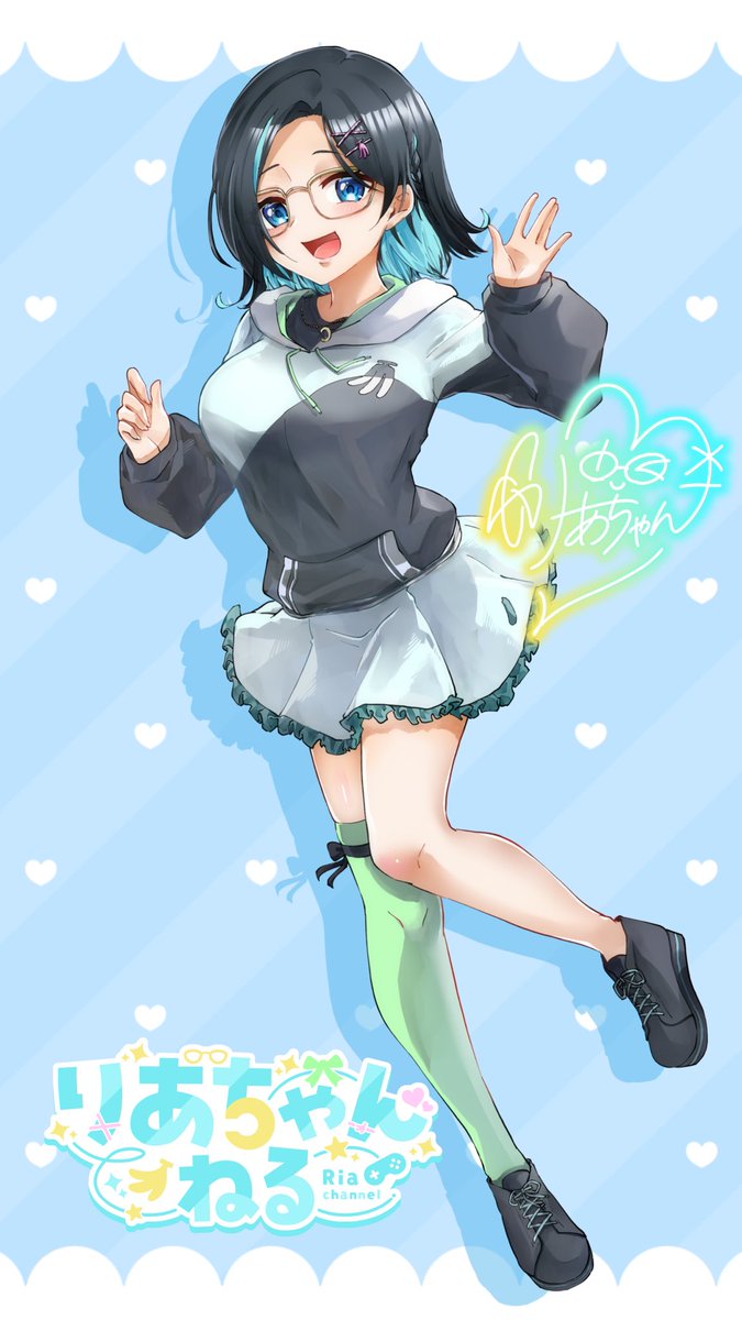 りあちゃんねる🍌🩵メガネっ娘Vtuber🌈 tweet media