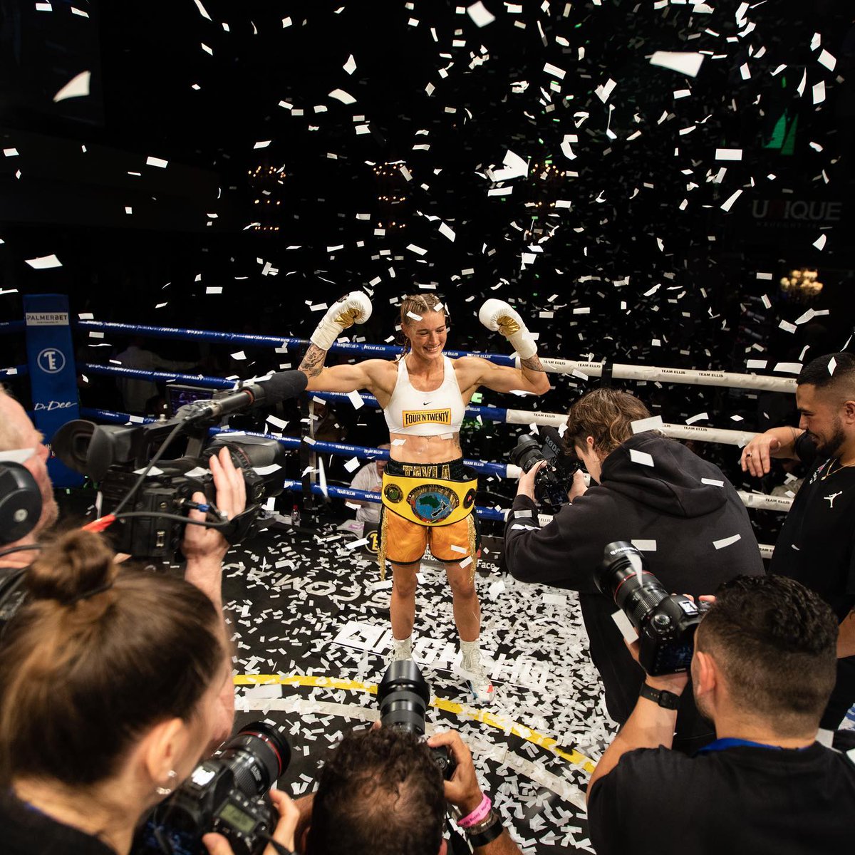 AnbfAustralia's tweet photo. Tayla Harris ~ Australasian Women's Super WelterWeight Champ. https://t.co/mBaZCfK3qA