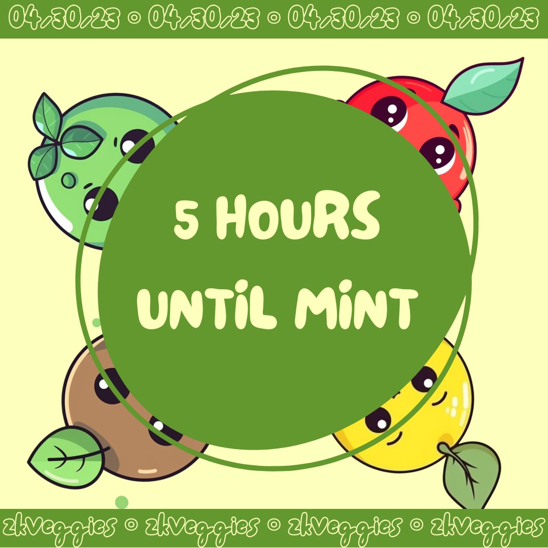 5H before the most anticipated mint on zkSync🥦

Still not on the whitelist ? 📃

RT this post and turn the 🔔on. 

You might have a surprise.