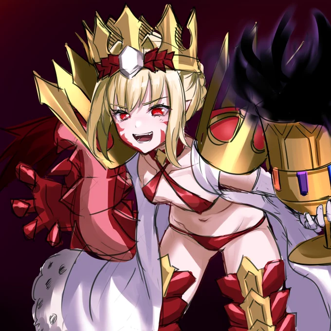 #FGO #落書き ロリもママも来ないので絵を描いて当てた気になるアレ それはそうとイベストおもろい!