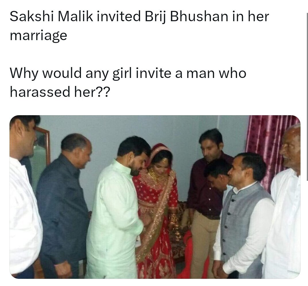 Ash7716436's tweet photo. जिसका शोषण हुआ वो क्या अपने शोषण करने वाले को अपनी शादी में बुलाएगी ???
#NationWithBBSS https://t.co/Rm2J4QAbpB