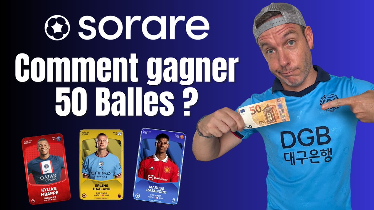DeglingoMPG's tweet photo. Comment Gagner 50 Balles sur Sorare en 2023 ?  

https://t.co/jGMqLf3A8f

 Rejoins l'académie : https://t.co/jkzCnVJova

@sorare #sorare #selancer #cap240 https://t.co/9lRQprZj33
