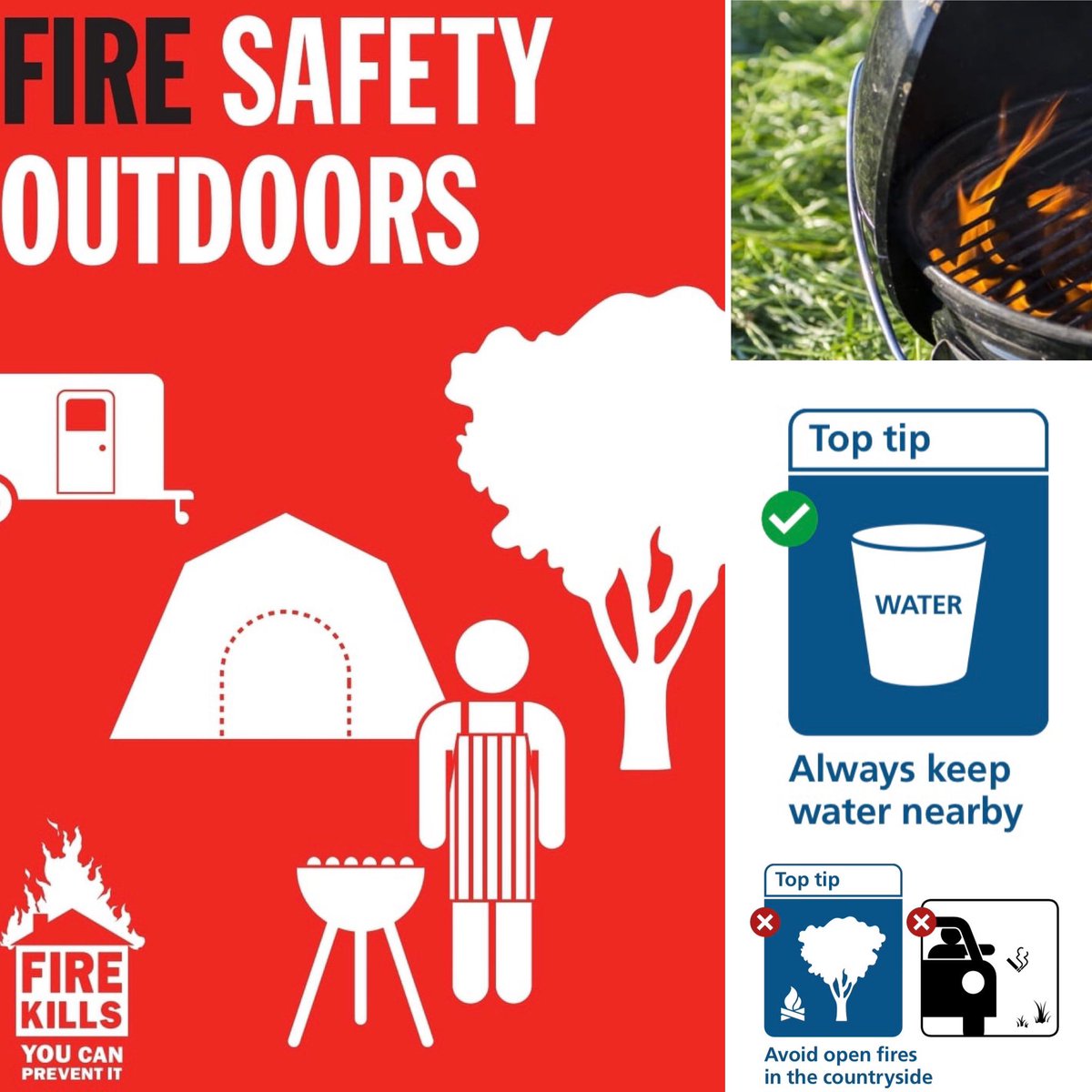 Crews from Long Eaton Fire Station will be on the High Street Thursday 4th May from 13:00 - 15:00 offering outdoor fire safety advice. 

Come along and meet the crew 👩🏻‍🚒👨🏻‍🚒🚒 

#firekills #countrysidesafety #bbqsafety #campingandcaravansafety