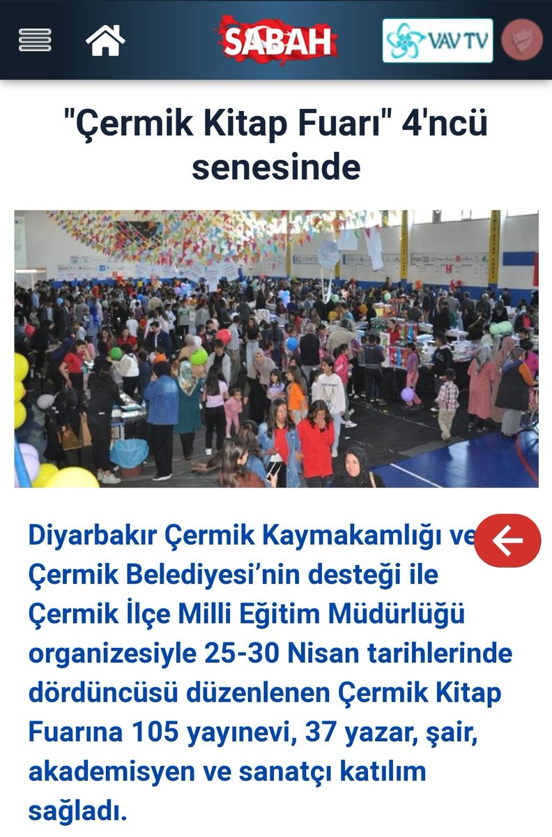 m.sabah.com.tr/kultur-sanat/2…

@vahityilmaz4821 
<a href="/Murat4Kucukali/">Murat Küçükali</a> 
<a href="/sehmuskmo/">Şehmus Karamehmetoğlu</a>
<a href="/muratbozdogan21/">Bozdoğan Murat</a> 
#ÇermikKitapFuarı📚